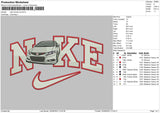 Nike Honda Car Embroidery File 6 sizes