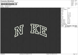 Nike Spacing Embroidery