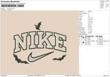 Nike Bats 02 Embroidery File 6 sizes