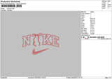 Nike Bow 0302 Embroidery File 6 sizes