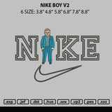 Nike Boy V2 Embroidery File 6 sizes