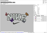 Nike Butterfies v5 Embroidery