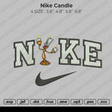 Nike Candle Embroidery