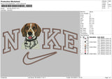 Nike Dog 2912 Embroidery File 6 sizes
