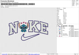 Nike Doubleoutlines Stitch  Embroidery File 6 size