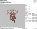 Nike Goku Xmas Embroidery