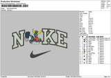 Nike Goldorak Embroidery File 6 sizes