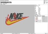 Nike Hydrant Embroidery File 6 sizes