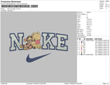 Nike Pooh Tiger v2 Embroidery