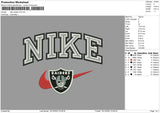 Nike Raiders Embroidery File 6 sizes