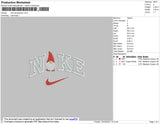 Nike Santaclaus Embroidery