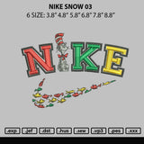 Nike Snow 03 Embroidery File 6 sizes