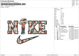 Nikestrawberry24426 Embroidery File 6 size