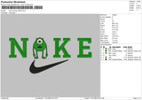 Nike Swoosh Mike Embroidery File 6 sizes