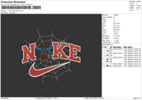 Nike Web Spider Embroidery File 6 sizes