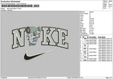 Nike Winner Player v2 Embroidery File 6 sizes