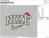 Nike Hat Xmas Embroidery