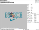 Nike Lilo And Stitch Embroidery