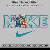 Nike Lilo And Stitch Embroidery