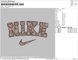 Nike Love Pattern Embroidery