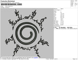 Naruto Shield Embroidery
