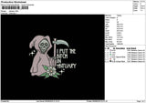 Ghost Pink 0608 Embroidery File 6 sizes