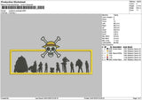 Op Shadow Rectangle Embroidery File 6 sizes