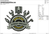 One Stop Automotive Embroidery File 6 size