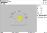 Oraletext Embroidery File 6 sizes