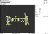 Pachucol  Embroidery File 6 sizes