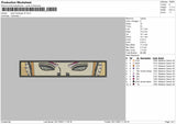 Pain Rectangle Embroidery