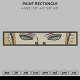 Pain Rectangle Embroidery