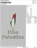 Free Palestine Embroidery