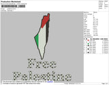 Free Palestine Embroidery