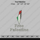 Free Palestine Embroidery