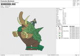 Palworld Embroidery File 6 size
