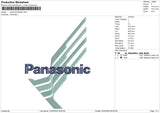 Panasonic26226 Embroidery File 6 size
