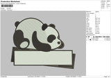 Panda Embroidery