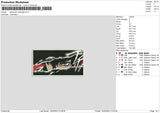 Persona Rectangle Embroidery File 6 sizes