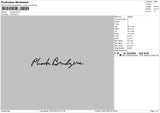Phoebe B Embroidery File 6 sizes