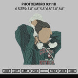 Photoembro 0311 Embroidery File 6 sizes
