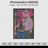 Photoembro 060226 Embroidery File 6 size