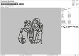 Photoline 0705 Embroidery File 6 sizes
