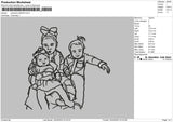 Photoline 3004 Embroidery File 6 sizes