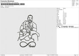 Photo outline v16 Embroidery