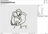 Photo outline v18 Embroidery