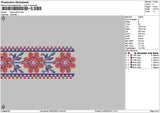 Pixel Motif 0103 Embroidery File 6 sizes