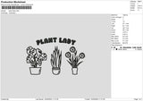 Plant1604 Embroidery File 6 sizes