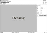 pleasing