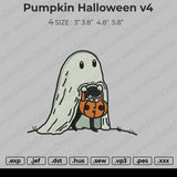 Pumpkin Halloween v4 Embroidery